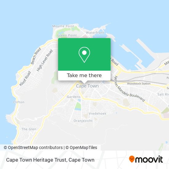Cape Town Heritage Trust map