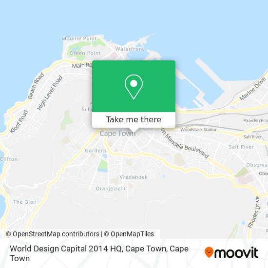 World Design Capital 2014 HQ, Cape Town map