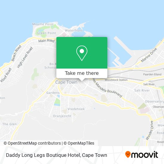 Daddy Long Legs Boutique Hotel map