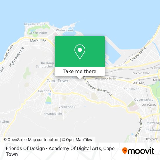 Friends Of Design - Academy Of Digital Arts map
