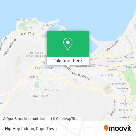 Hip Hop Indaba map