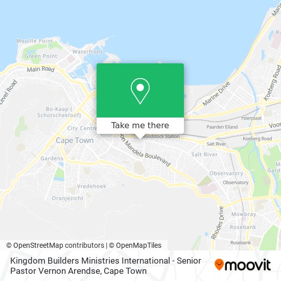 Kingdom Builders Ministries International - Senior Pastor Vernon Arendse map