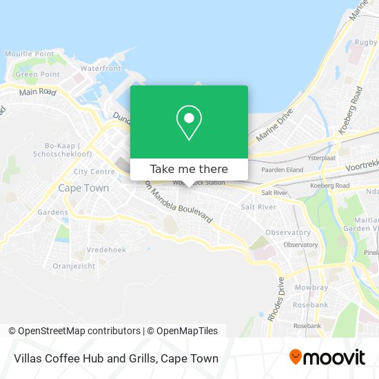 Villas Coffee Hub and Grills map