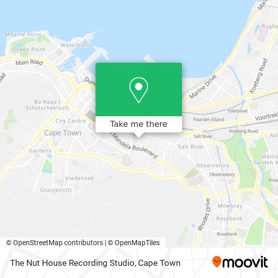 The Nut House Recording Studio map