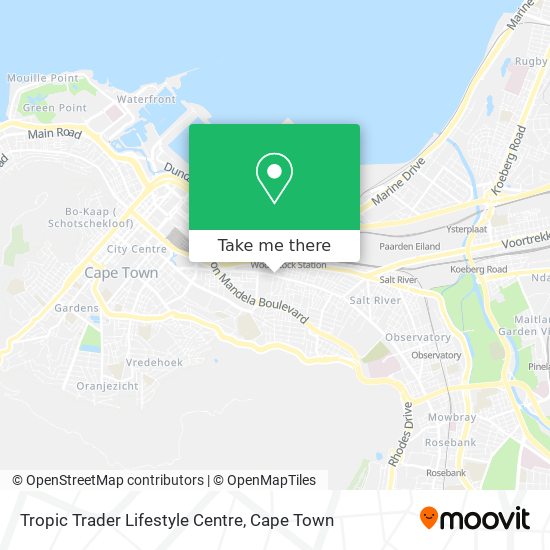 Tropic Trader Lifestyle Centre map