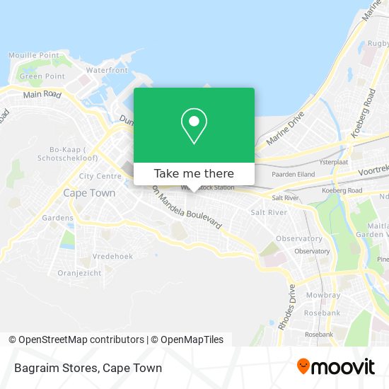 Bagraim Stores map