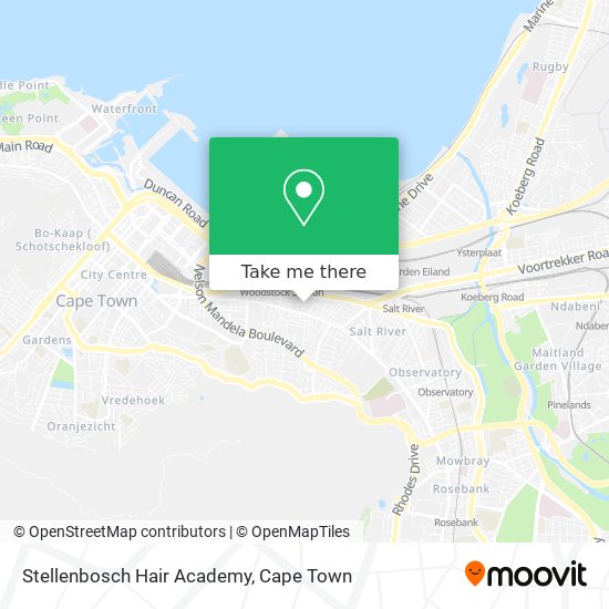 Stellenbosch Hair Academy map