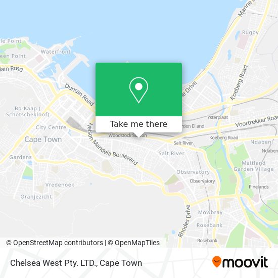 Chelsea West Pty. LTD. map