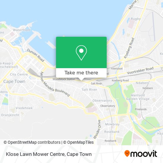 Klose Lawn Mower Centre map