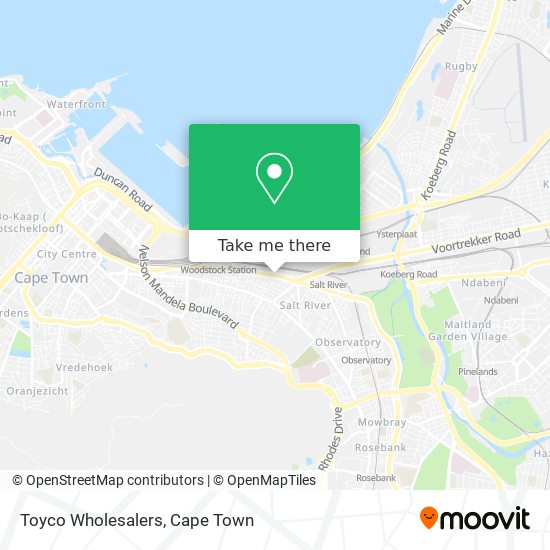 Toyco Wholesalers map