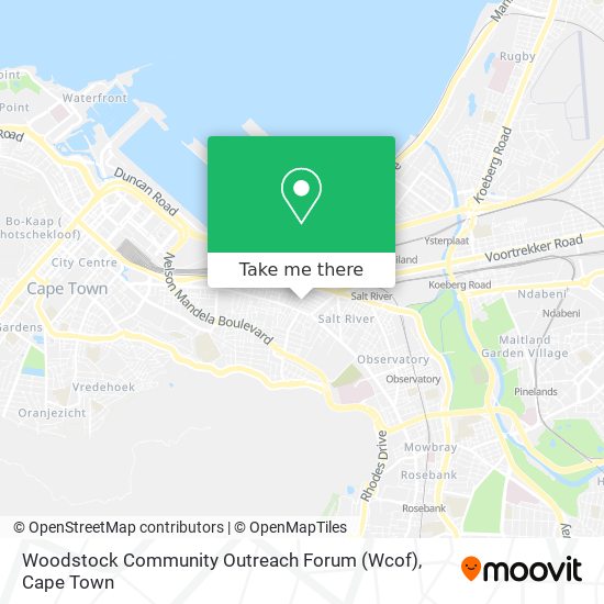 Woodstock Community Outreach Forum (Wcof) map