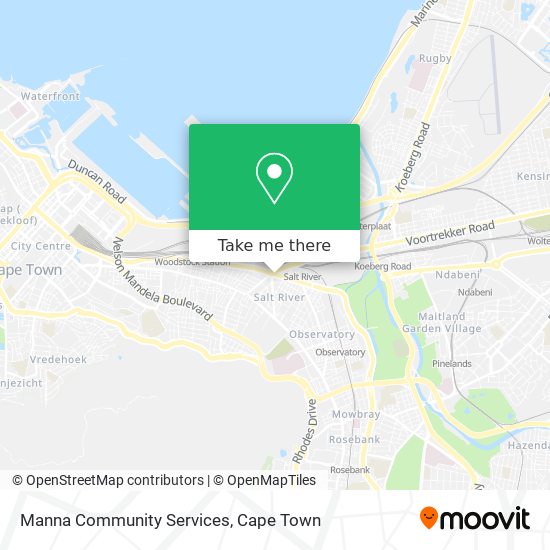 Manna Community Services map