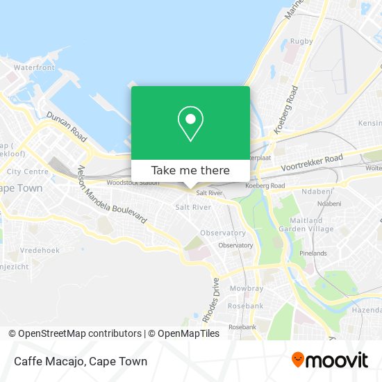 Caffe Macajo map