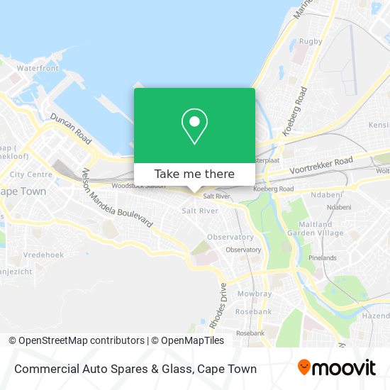 Commercial Auto Spares & Glass map