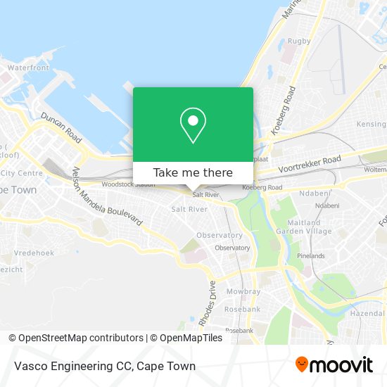 Vasco Engineering CC map