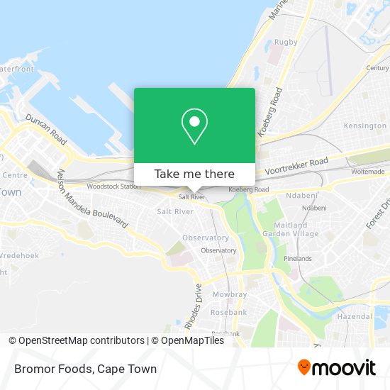 Bromor Foods map