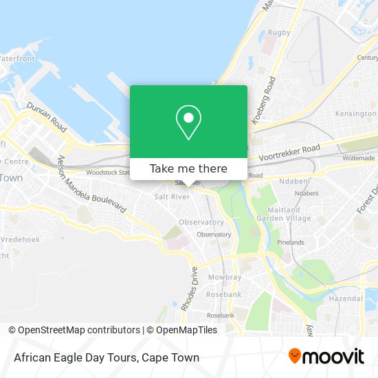 African Eagle Day Tours map