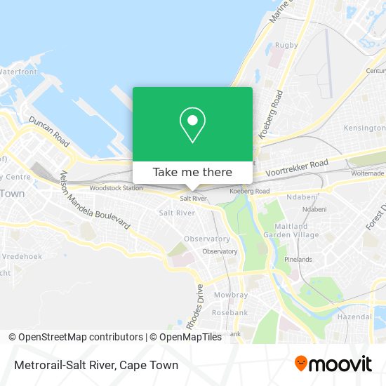 Metrorail-Salt River map