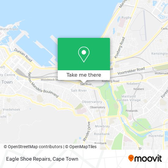 Eagle Shoe Repairs map