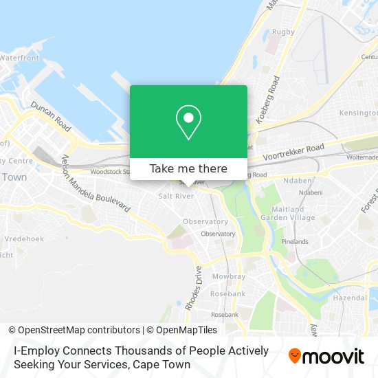 I-Employ Connects Thousands of People Actively Seeking Your Services map