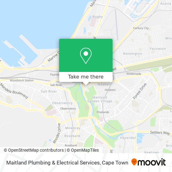 Maitland Plumbing & Electrical Services map