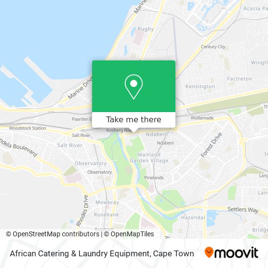 African Catering & Laundry Equipment map