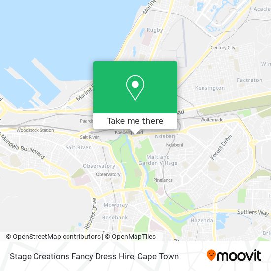 Stage Creations Fancy Dress Hire map