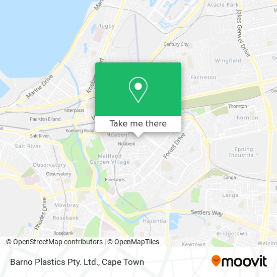 Barno Plastics Pty. Ltd. map