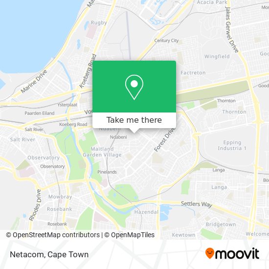 Netacom map