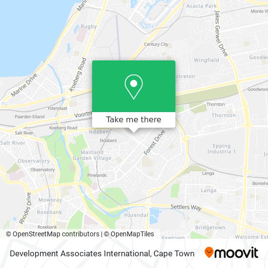 Development Associates International map