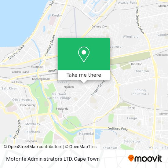 Motorite Administrators LTD map