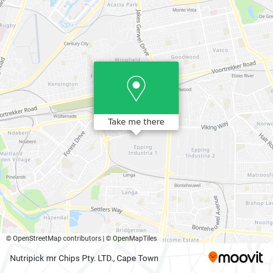 Nutripick mr Chips Pty. LTD. map