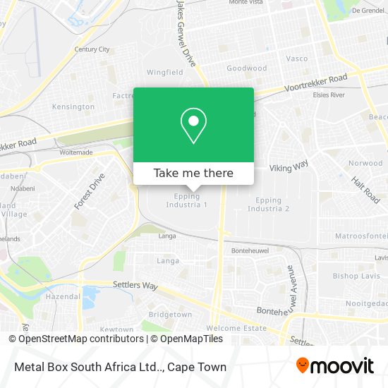 Metal Box South Africa Ltd.. map