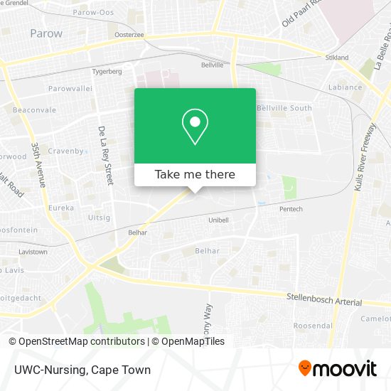 UWC-Nursing map
