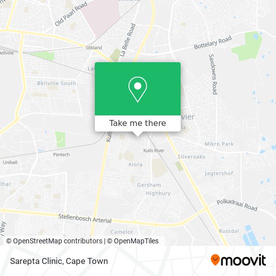 Sarepta Clinic map