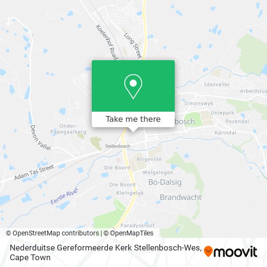 Nederduitse Gereformeerde Kerk Stellenbosch-Wes map