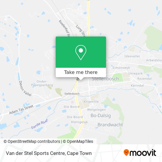 Van der Stel Sports Centre map