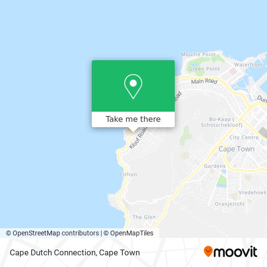 Cape Dutch Connection map