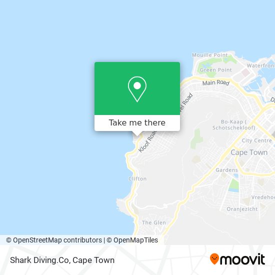Shark Diving.Co map