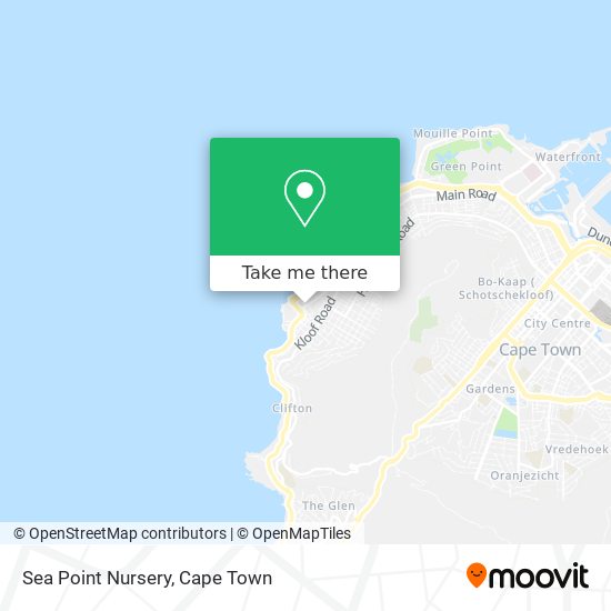 Sea Point Nursery map