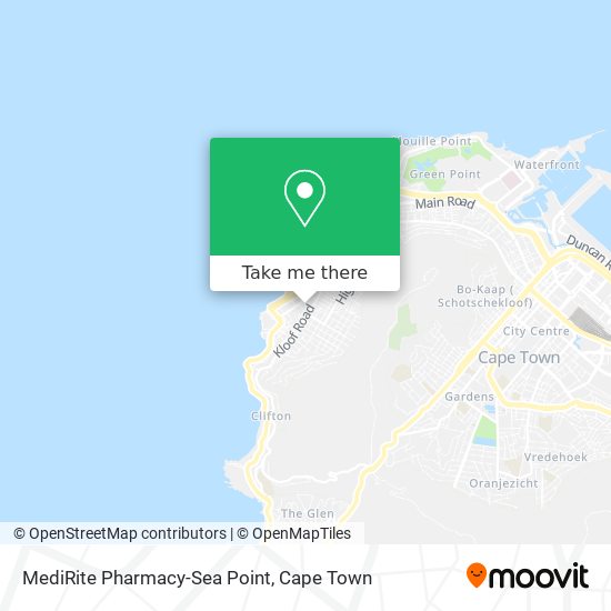MediRite Pharmacy-Sea Point map