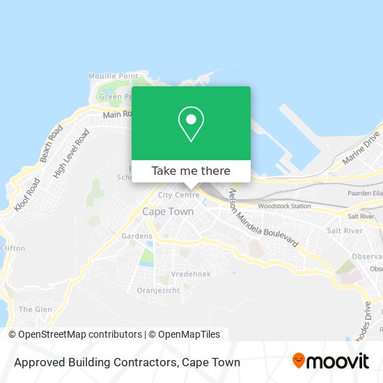 Approved Building Contractors map