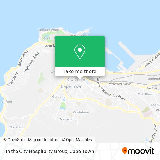 In the City Hospitality Group map