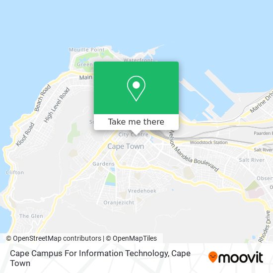 Cape Campus For Information Technology map