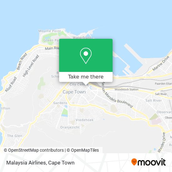 Malaysia Airlines map
