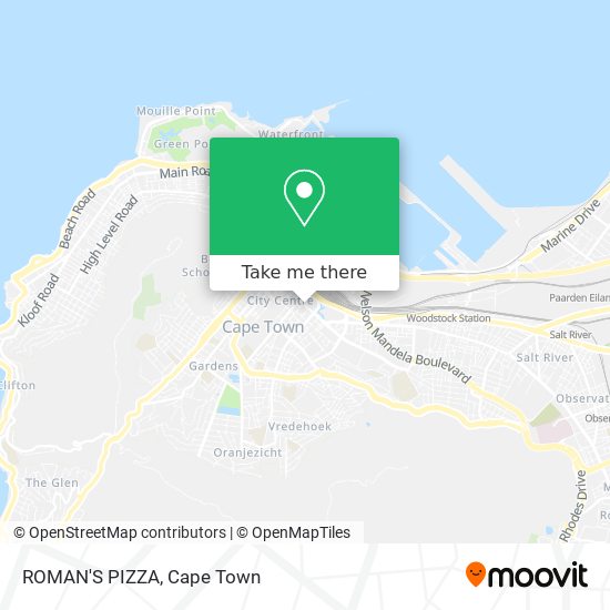 ROMAN'S PIZZA map