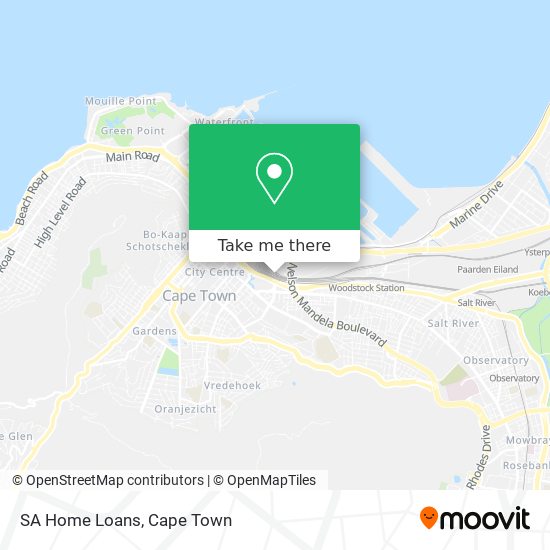 SA Home Loans map