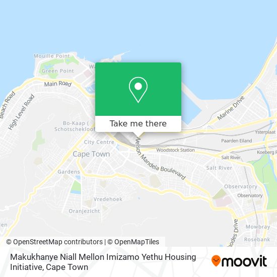 Makukhanye Niall Mellon Imizamo Yethu Housing Initiative map