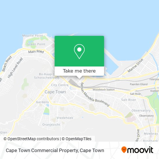 Cape Town Commercial Property map