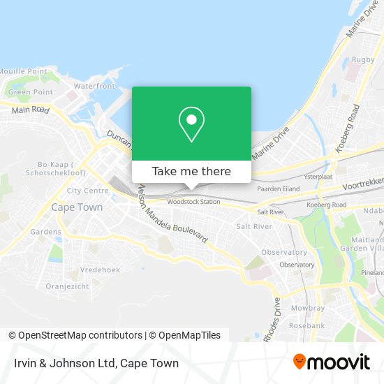 Irvin & Johnson Ltd map